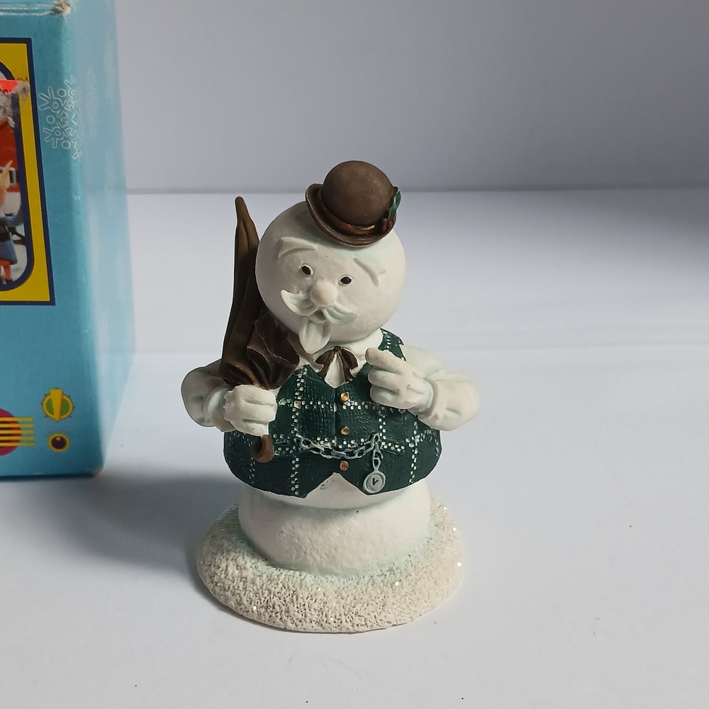 Sam Snowman - Rudolph & The Island Of Misfit Toys Enesco 3-1/4" Ceramic Figurine - Picture 2 of 8